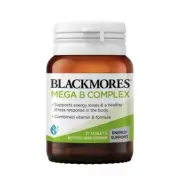 2PK Blackmores Mega B Complex | 31 Tablets EXP 16/04/26