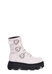 [Lamoda] Brilliance Glitter Combat Boots