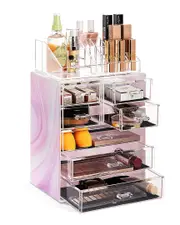 Sorbus Makeup & Jewelry Storage Case with 7 Drawers