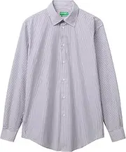 [United Colors of Benetton] Men's Camicia 53zduq04a Shirt, White, L