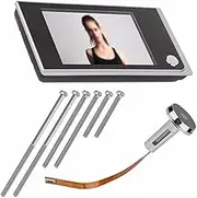 Digital Door Viewer, Wireless Camera with 120° Wide Ane, 720P HD Video Door Phone with 3.5 Inch LCD Screen for Indoor Home Security