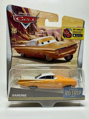 Disney Pixar Cars RD TR1P Ramone Orange Flames 2015 Diecast Mattel New