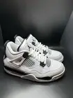 Air Jordan 4 Military Black GS White Grey 408452-111 SZ 7Y new in box DS