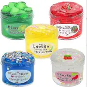 2023 70ml Soft Slime Diy Elastic Fruit Toy Non-sticky Cloud Stress Relief Colour Clay Decompression Squeeze Toys Hk 70ml A