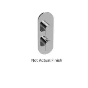 Graff-G-8047-LM42EO-RG-T M-Series Round Thermostatic 2-Hole Plate O'ROSA PVD New
