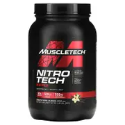 MuscleTech, Nitro-Tech® Ripped, Lean Protein + Weight Loss, French Vanilla Bean, 2 lbs (907 g)