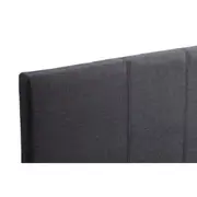Single Linen Fabric Bed Frame - Grey