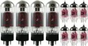 JJ Tesla Premium Tube Complement Set for Peavey 6505+ Plus Guitar Amp NEW