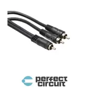 Hosa CYA-103 RCA to Dual RCA Y Cable - 3FT CABLE - NEW - PERFECT CIRCUIT