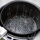 10PCS Portable Barbecue Skewers Oven Hanging Vertical Grill Universal Air Fryer