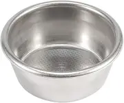 Non Pressurized Filter Basket, 54Mm Stainless Steel Coffee Filter for Breville 870 Coffee Machine Washable Reusable Coffee Filter Basket Cup for Home Office