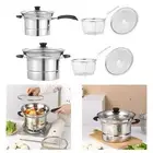 Deep Frying Pot Cooking Tool Multipurpose Pan Deep Fryer Cooking Pot with Filter