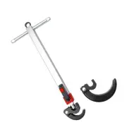 10 to 17in Telescoping Basin Wrench Sink Wrench with 1.25 to 2.5in 0.39 to 1.25