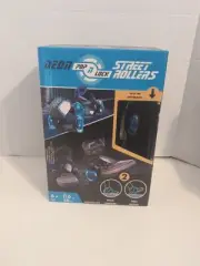 Neon Pop -n- Lock Street Rollers LED Blue Lights NEW