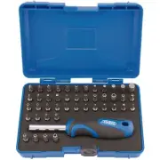 Draper Security Screwdriver Bit and Driver Set 45 Piece Magnetic Soft Grip 82399