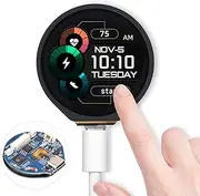Waveshare ESP32-S3 Development Board, with 1.28inch Round Touch LCD, Compact Size, Accelerometer and Gyroscope Sensor,Convenient Development and Embedding into Products