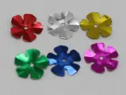 1100 Mixed Color 14mm Cup Flower Loose sequins Paillettes Hole Sewing Wedding