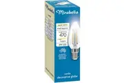 Mirabella Led Candle Filament Sbc 4w 470lm Warm White 1 Pack