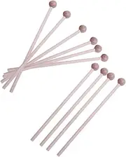 SUPVOX 10Pcs Mallets Percussion Sticks with Polished Handles for Beginners and Professionals Durable Music Instrument Accessories for Drum Practice and Early Learning