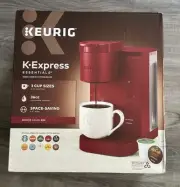 KEURIG K-EXPRESS ESSENTIALS SINGLE SERVE K-CUP POD COFFEE MAKER RED