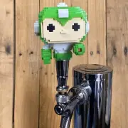 Mega Man Beer Tap Handle NES Capcom Megaman 8 Bit Video Game