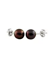 Splendid Pearls Silver 6-7mm Pearl Studs