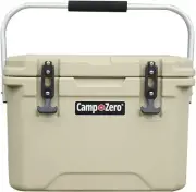 20L Quart Premium Cooler Ice Chest with 4 Molded-in Cup Holders Folding Portable
