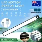 LED Rechargeable Magnetic Cabinet Motion Sensor Under Closet Light Dimmable Lamp
