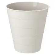 IKEA FNISS 3 Gallon White Trash Can – Compact Waste Bin for Bathroom or Office