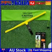 T-Putting Exerciser Portable Putting Posture Aid Useful for Golf Putter Beginner