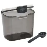 Coffee Storage Container 1.5 Quart Airtight Seal UV Blocking Plastic Scoop In...