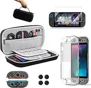 Lmcpa Accessories Bundle for Nintendo Switch 2 (2025), Gift Kit with Carrying Case, Dockable Protective Cover, HD Screen Protector, Silicone Anti-Slip Joy-Con Skins & More for Switch New Gen 2025