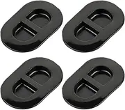 PETCHOR 68194821AA Rubber Body Plugs, 4-Pack Oval Floor Pan Plugs for Jeep TJ Wrangler JK JKU JL 1997-2022 & Gladiator Rubicon JT 2020-2022