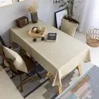 Table Cloth Fall Tablecloth Farmhouse Burlap Rectangle Tablecloth Party Kitch...
