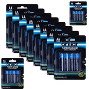 12x 4-Pack LR6 AA Platinum Alkaline Batteries Long Lasting Power Home Office Bulk