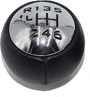 Shift Knobs for Fiat for Scudo 2 II 2007-2016 Manual Gear Selector Car Gear Shift Knob Lever Change Gearbox Shifter Leather Speed Shift Knob(6 Speed)
