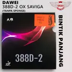 橡膠乒乓球 BAT PINGPONG DAWEI 388D-2 OX SAVIGA 長點 ORIGINAL