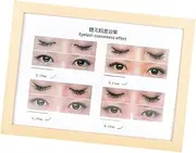 Eigell Lash Extension Guide Eyelash Style Poster Women Eyelashes Wall Decor for Personal Care Make up Lash Beauty Salons Beauty, eyelash thickness