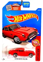 HOT WHEELS VHTF 2016 THEN AND NOW 1963 ASTON MARTIN DB5 NEW IN PROTECTOR