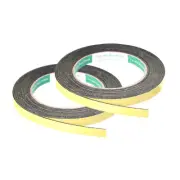 Foam Seal Tape, 10mm Wide 1mm Thick 16.4 Feet Long Adhesive Weather Strip 2pcs