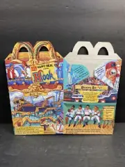 Peter Pan Hook Happy Meal Box Disney Pirate Town Unused