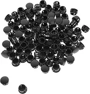 Anneome 100pcs Tube Hole Plug Plastic Hole Plugs Plastic Plugs for Holes Panel Furniture Parts Cupboard Button Hole Plugs Embedded Decorate Protector End Plastic Accessory Abs