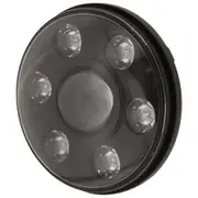 Ignite 7" LED Headlight High/Low Beam Black Fascia
