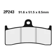 Set Pills Of Brake NISSIN 2p243st of The. 750 Brutale 01-06