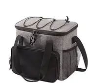 Insulated Cooler Bag - Large Thermal Lunch Bag, Leakproof Dry Bag | Portable Ice Chest Food Drinks, Durable Foldable Keeps Temperature for Hours,