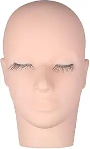 ChuYiElegance Eyelashes Mannequin -head Eyelash Exercise Face Professional Realistic Make -up Exercise Head -eyelash Extension for Eye