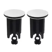 2pcs Sink Plug Drain Plugs Universal Bathtub Plug Height Adjustable Drain Plug