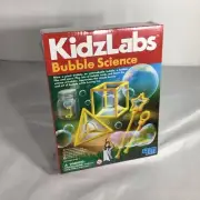 Kidzlabs Bubble Science Kit Blow Giant Bubbles And Do Tricks Sealed
