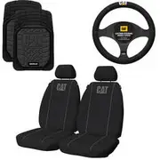 CAT Canvas Seat Cover Set