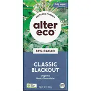 Alter Eco Chocolate (Organic) Dark Blackout 80g 12 Pack